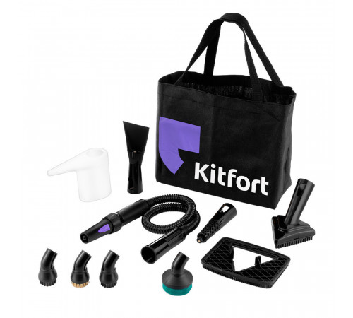 Пароочиститель Kitfort KT-930 черно-фиолетовый Пароочиститель Kitfort KT-930 черно-фиолетовый
