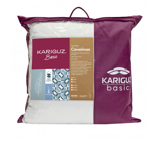 Подушка 70х70 см пух-перо Kariguz (ФПС2-5ин) Подушка 70х70 см пух-перо Kariguz (ФПС2-5ин)
