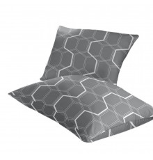 Наволочка 70х70 бязь серая MiaСона Polo Grey (2 шт.)