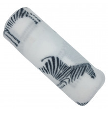 Плед 120х150 см Belezza Savanna флис белый