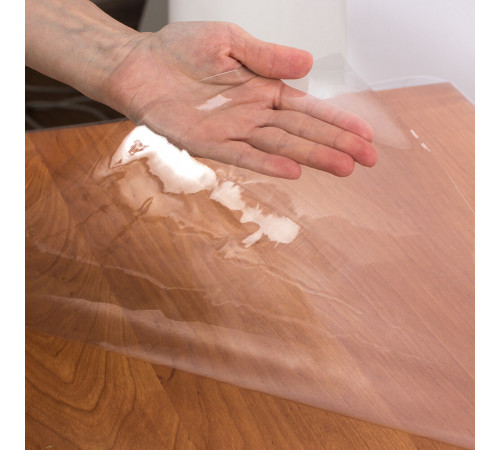 Скатерть гибкое стекло Room Decor 100х160 см прозрачная Скатерть гибкое стекло Room Decor 100х160 см прозрачная