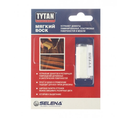Воск мебельный Tytan Professional №50 белый 7,5 г Воск мебельный Tytan Professional №50 белый 7,5 г