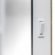 Зеркало настенное с лампочками Anabel 600х800 мм гримерное белое