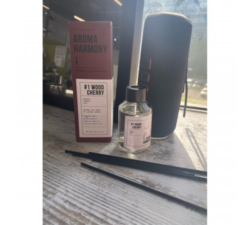 Аромадиффузор с палочками Aroma Harmony №1 Cherry Oud 60 мл Аромадиффузор с палочками Aroma Harmony №1 Cherry Oud 60 мл