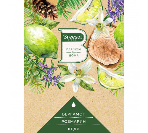 Аромадиффузор с палочками Breesal Aromatherapy Жизненная энергия 70 мл Аромадиффузор с палочками Breesal Aromatherapy Жизненная энергия 70 мл