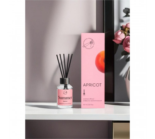 Аромадиффузор с палочками Aroma Harmony Apricot 60 мл