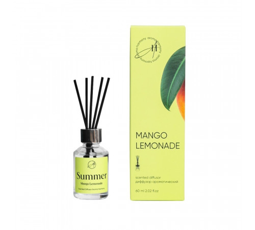 Аромадиффузор с палочками Aroma Harmony Mango lemonade 60 мл