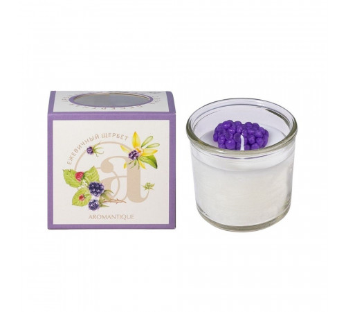 Свеча ароматическая Aromantique Ежевичный щербет 60 г