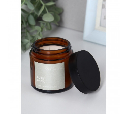 Свеча ароматическая Stella Fragrance Pure Basil 90 г Свеча ароматическая Stella Fragrance Pure Basil 90 г
