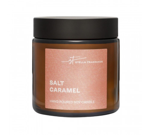 Свеча ароматическая Stella Fragrance Salt Caramel 90 г Свеча ароматическая Stella Fragrance Salt Caramel 90 г