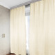 Штора тафта кремовая 135х260 см Casa Conforte Тергалет (2 шт.) (6178692)