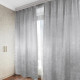 Штора тафта серая 135х260 см Casa Conforte Тергалет (2 шт.) (6178688)
