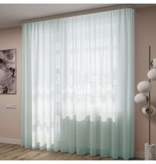 Тюль вуаль мятный 300х260 см Legrand с утяжелителем (58091268)