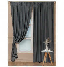 Штора блэкаут графит 160х270 см Amore Mio (99106)