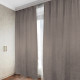 Штора тафта темно-серая 135х260 см Casa Conforte Тергалет (2 шт.) (6178691)