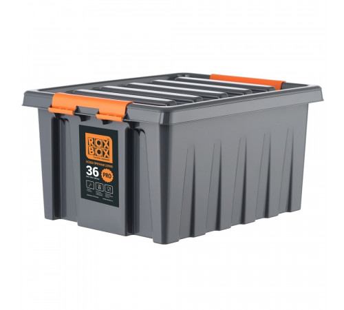 Контейнер для хранения Rox Box PRO 255х390х500 мм 36 л с крышкой