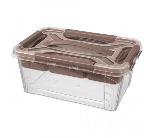 Контейнер для хранения Econova Grand Box (433224114) 290х190х124 мм 4,2 л с замком и органайзером Контейнер для хранения Econova Grand Box (433224114) 290х190х124 мм 4,2 л с замком и органайзером