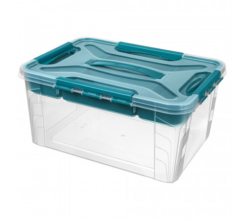 Контейнер для хранения Econova Grand Box (433224402) 390х290х180 мм 15,3 л с замком и органайзером Контейнер для хранения Econova Grand Box (433224402) 390х290х180 мм 15,3 л с замком и органайзером