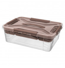 Контейнер для хранения Econova Grand Box (433224314) 390х290х124 мм 10 л с замком и органайзером