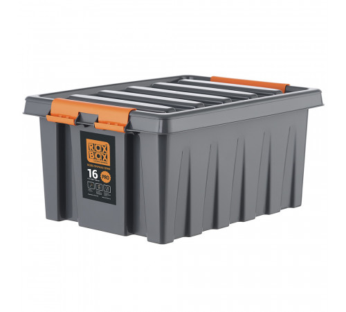 Контейнер для хранения Rox Box PRO 195х300х415 мм 16 л с крышкой Контейнер для хранения Rox Box PRO 195х300х415 мм 16 л с крышкой