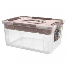 Контейнер для хранения Econova Grand Box (433224414) 390х290х180 мм 15,3 л с замком и органайзером