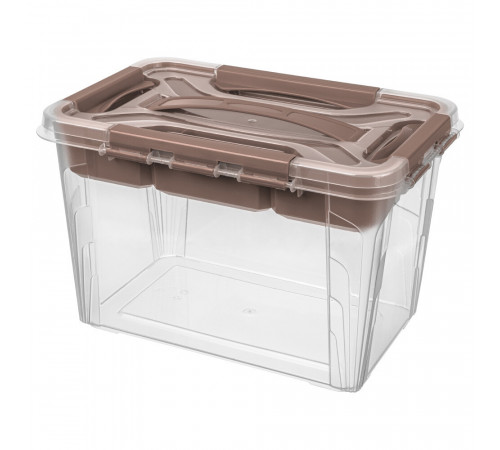Контейнер для хранения Econova Grand Box (433224214) 290х190х180 мм 6,65 л с замком и органайзером Контейнер для хранения Econova Grand Box (433224214) 290х190х180 мм 6,65 л с замком и органайзером
