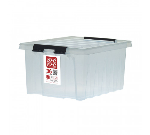 Контейнер для хранения Rox Box (036-00.07) 500х390х255 мм 36 л с крышкой Контейнер для хранения Rox Box (036-00.07) 500х390х255 мм 36 л с крышкой
