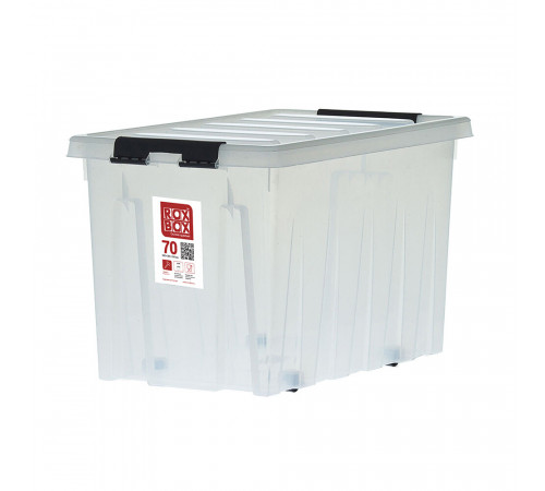 Контейнер для хранения Rox Box (070Д-00.07) 589х396х375 мм 70 л с крышкой и роликами