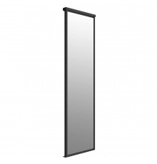 Дверь-купе 583x2452 мм зеркало/черный матовый Elegant