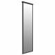 Дверь-купе 583x2252 мм зеркало/черный матовый Elegant