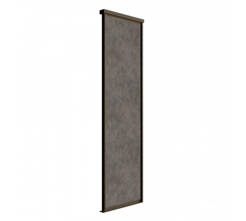 Дверь-купе 683x2552 мм бетон чикаго светлый/черный Elegant Дверь-купе 683x2552 мм бетон чикаго светлый/черный Elegant