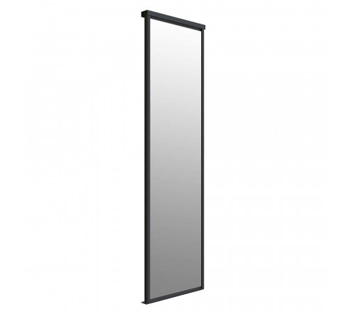 Дверь-купе 883x2452 мм зеркало/черный матовый Elegant Дверь-купе 883x2452 мм зеркало/черный матовый Elegant