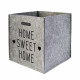 Органайзер для хранения Sweet Home 300х300х300 мм складной светло-серый