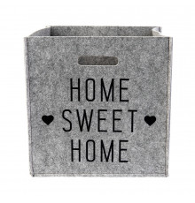 Органайзер для хранения Sweet Home 300х300х300 мм складной светло-серый