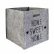 Органайзер для хранения Sweet Home 300х300х300 мм складной светло-серый