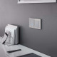 Умный выключатель сенсорный Werkel Minimir Home (a048324) двухклавишный скрытая установка серебро