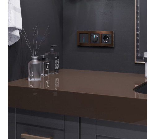 Умный выключатель сенсорный Werkel Minimir Home (a048326) одноклавишный скрытая установка черный Умный выключатель сенсорный Werkel Minimir Home (a048326) одноклавишный скрытая установка черный