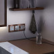 Умный выключатель сенсорный Werkel Minimir Home (a048324) двухклавишный скрытая установка серебро
