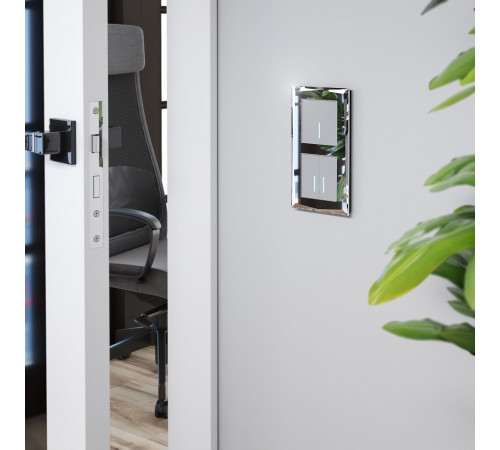 Умный выключатель сенсорный Werkel Minimir Home (a048324) двухклавишный скрытая установка серебро Умный выключатель сенсорный Werkel Minimir Home (a048324) двухклавишный скрытая установка серебро