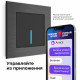 Умный выключатель сенсорный Werkel Minimir Home (a048326) одноклавишный скрытая установка черный