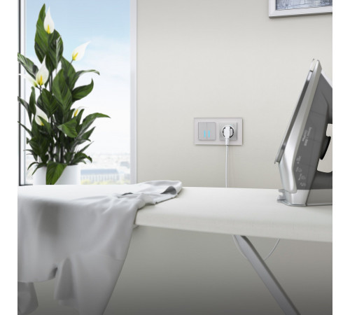 Умный выключатель сенсорный Werkel Minimir Home (a048324) двухклавишный скрытая установка серебро Умный выключатель сенсорный Werkel Minimir Home (a048324) двухклавишный скрытая установка серебро