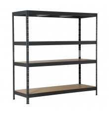 Стеллаж металлический AR Shelving Rivet Stabil 1800x1800x600 мм 4 полки