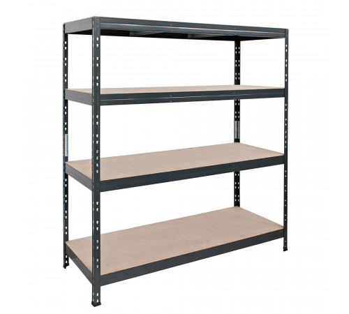 Стеллаж металлический черный AR Shelving 1800x1600x600 мм 4 полки Стеллаж металлический черный AR Shelving 1800x1600x600 мм 4 полки