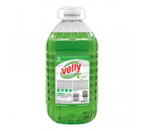 Средство Grass Velly для мытья посуды зеленое яблоко 5 л Средство Grass Velly для мытья посуды зеленое яблоко 5 л