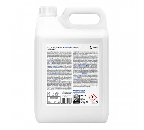 Средство Grass Floor Wash для мытья пола от стойких загрязнений 5 л Средство Grass Floor Wash для мытья пола от стойких загрязнений 5 л