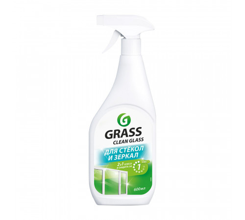 Средство Grass Clean Glass для мытья стекол и зеркал супер блеск 600 мл Средство Grass Clean Glass для мытья стекол и зеркал супер блеск 600 мл