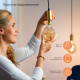 Лампа умная Gauss Smart Home филаментная диммируемая E14 4,5 Вт теплый/холодный 2000-6500 К IP00 свеча на ветру