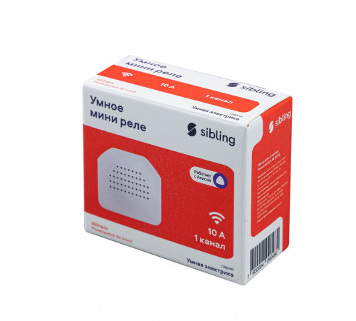 Умное WI-FI реле одноканальное Sibling Smart Home Powerswitch-M mini белое Умное WI-FI реле одноканальное Sibling Smart Home Powerswitch-M mini белое