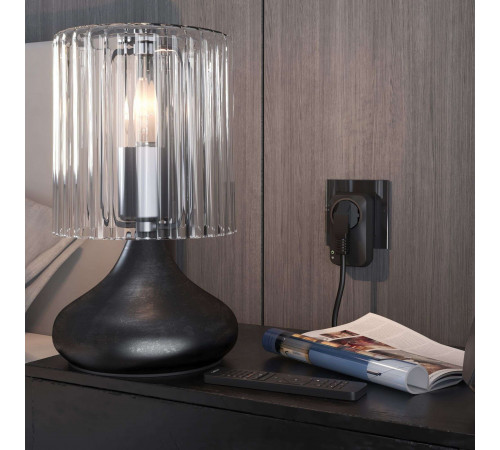 Умная розетка Elektrostandard Minimir Home (a054336) черная матовая с заземлением Умная розетка Elektrostandard Minimir Home (a054336) черная матовая с заземлением