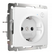 Умная розетка Werkel Minimir Home (W1171601) скрытая установка белая с заземлением